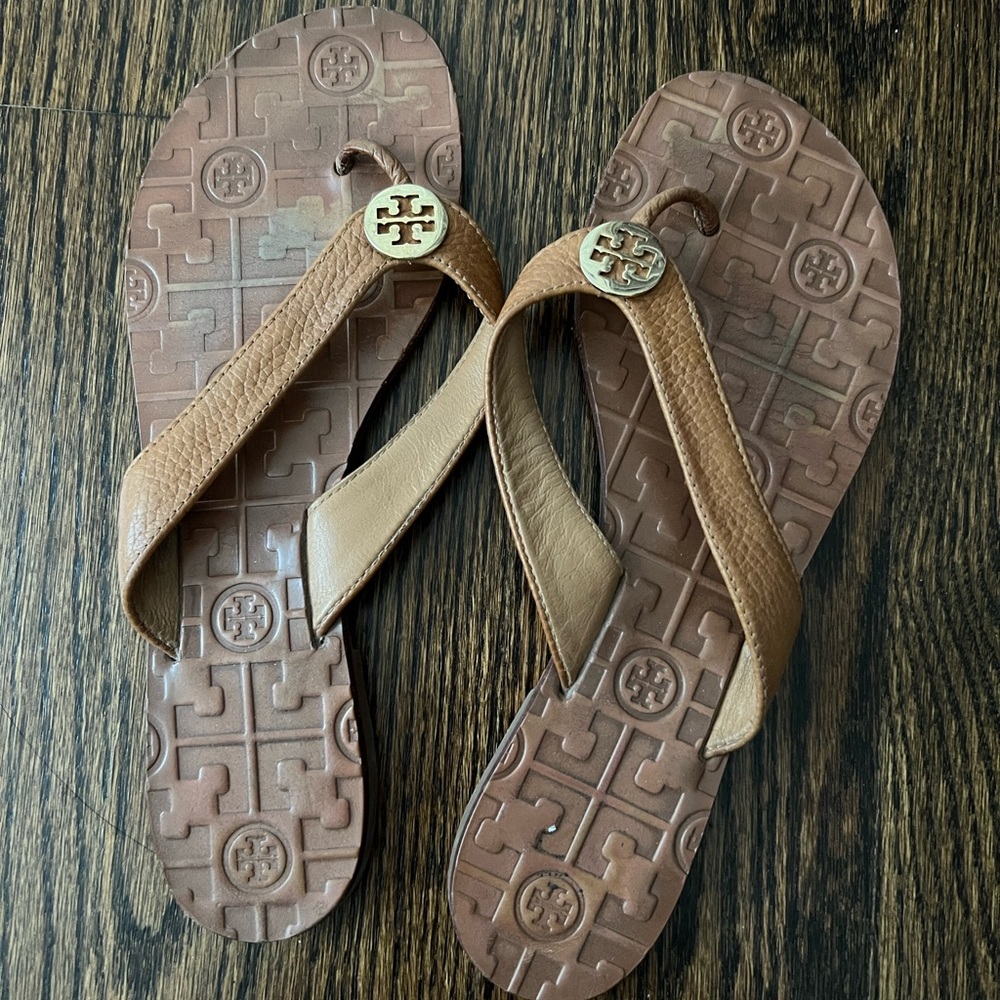 Tory Burch leather thong sandals